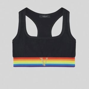 16. NWT CHER X VERSACE LIMITED EDITION PRIDE 2022 "CHERSACE" SPORTS BRA